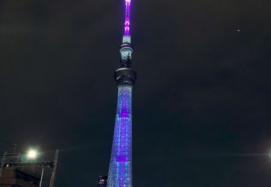 庆祝《新世纪福音战士》25周年 东京晴空塔改为初机号主题色调